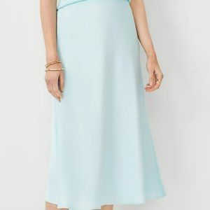 NWT Ann Taylor Bias Slip Skirt Size Small